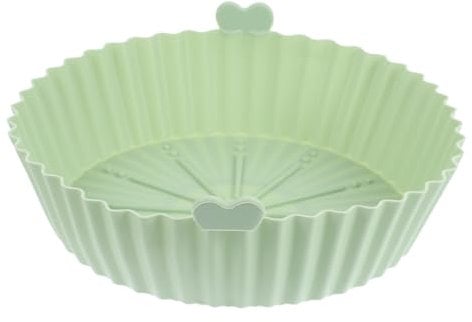 KICHOUSE Air Fryer Pad Fryer Replacement Parts Fryer Basket Pot Air Fryer Bread Kitchen Air Fryer Dishwasher Inserts Machine Instant Cooker Resistant Double Light Green