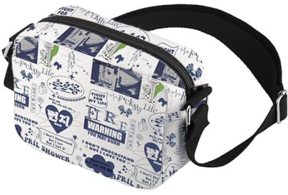 UJIMS Korea-Pop 17 Band Merchandise Korea-Pop Army Crossbody Bag Koreanische Armee Fans Geschenke Korea-Pop Boygroup Umhängetasche, 17 Crossbodybag
