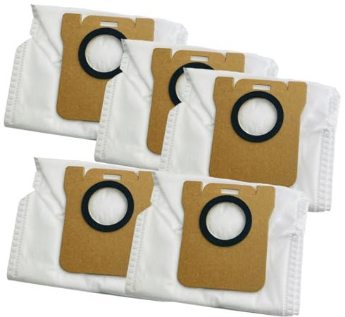 JaTop 5 bolsas para aspiradora Xiaomi Robot Aspirador X10+, X20+, Dreame L10s Ultra