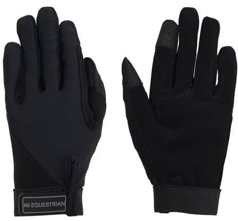 HY EQUESTRIAN Absolute Fit Glove - Black - Large