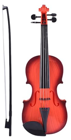 Spielzeug Violine - Musikspielzeug Für Kinder | Realistische Geige Anfänger Mädchen Zum Üben Zu Hause Unterwegs Geburtstag Geschenk Familienaktivität Lernen