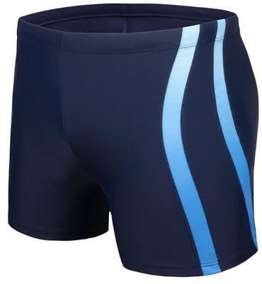 WHCREAT Badehose Herren Kurz Schwimmhose Eng Schnelltrocknende Badeshorts