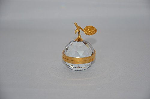 Swarovski Apfelfotostaender apple photo stand small gold 010159 AP 1990