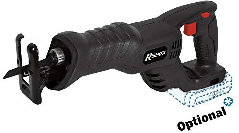 Ribimex PRBAT20/SA23SB Stichsäge 20V-RBAT20 Akku und ohne Ladegerät, rot und schwarz