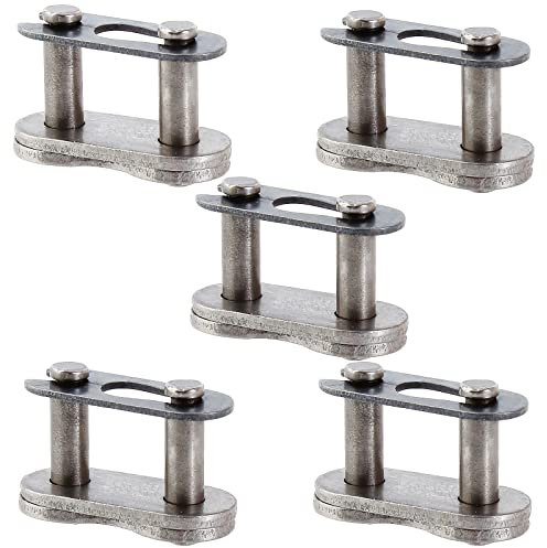 YOFMOO Pack of 5 420 Drive Chain Repair Master Connector Split Link Compatible for 50cc 66cc 70cc 80cc 90cc 110cc 125cc ATV Quad Scooter Motorcycle Go Kart Moped Pit Dirt Pocket Mini Bike XR50 CRF50