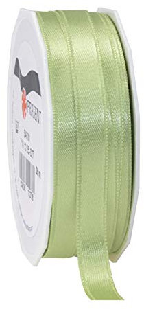 Präsent C.E. Pattberg Satin pastellgrün, 25 m Satinband zum Einpacken von Geschenken, 10 mm Breite, Geschenkband zum Dekorieren & Basteln, Dekoband, Anlass