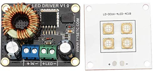 Tubayia Placa controladora LED de 30 W + fuente de luz de 40 W LED para impresoras 3D