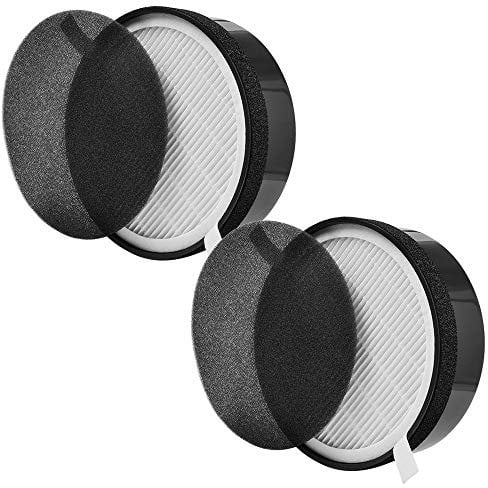 KEEPOW 2 Pack Replacement Filter for Levoit Air Purifier LV-H132 True HEPA Activated Carbon Set, for Levoit Air Purifier Filter LV-H132