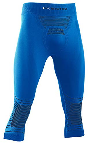 X-Bionic Herren Energizer 4.0 3/4 Men Pants, Teal Blue/Anthracite, L