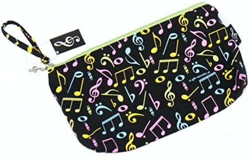Estuche Multiusos Agifty B - 3022 Negro Notas Colores