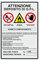CARTELLO SEGNALETICO - ATTENZIONE DEPOSITO G.P.L - Con Adesivo in Vinile e Pannello in Forex (Pannello 5mm Stampato)
