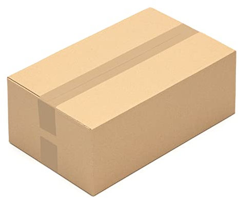 KK Verpackungen Versandkartons 400 x 250 x 150 mm Braun 1-wellig (Außenmaß 406 x 256 x 160 mm) | 300 Stück, Faltkartons Kartons geeignet für Versand als DHL Paket DPD Hermes GLS Paketklasse M (KK139)
