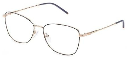 Escada Damen Vesc62 Sonnenbrille, Hellgold mit bunten Parts, 70