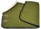 WAGNER Fleece Abschwitzdecke mit Fellkragen (Olive, 115)