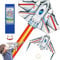 Rocket Kites Set for Kids & Adults, kites for kids ages 4-8 easy to fly, Huge Space Kite with 328FT Kite String & Space Toys, Beach Camp Trip Outdoor Activties Games