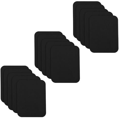 15Pcs Iron on Repair Patches Repair Patches for Clothing Denim Patches for Jeans Repair Pants Dress Shirts Coats Jeans Elbow Patches for Wool Jumpers Down Jacket Repair Patch(Black)