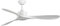 FARO BARCELONA Ventilateur de plafond LUZON L acier, ABS blanc mat H: 28,5cm Ø132cm