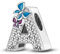 Symretie Damen 925 Sterling Silber Charms Anhänger Buchstaben A Beads Charms Kompatibel mit Europäischen Armbänder und Halskette