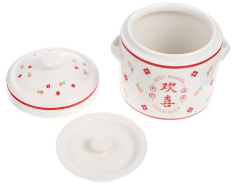 PRETYZOOM 1 Pc Tasse à Soupe Français Soupe à l Oignon Pot Cuisson Bols Crème Brûlée Plats Desserts Bols Crème Aux Œufs Cuisinière Cuit à La Vapeur Oeuf Tasse Poêle Céramique Ménage