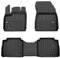 Fußmatten Gummimatten für Nissan X-Trail IV T33 2021-2025 Premium Schwarz TPE 3X