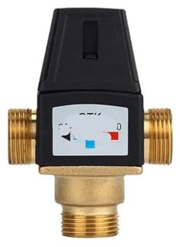 Passen Sie das thermostatische Mischventil for heißes und kaltes Wasser automatisch auf 35–60 ℃ an, einstellbares Mischwasser(1,External thread)