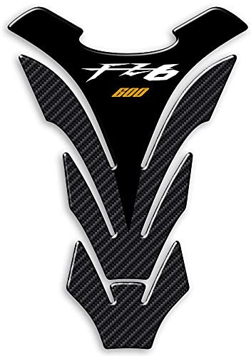 Paraserbatoio Tank Pad Adesivo Resinato 3D Protezione Serbatoio compatibile con moto YAMAHA FZ6 - cod. PY008