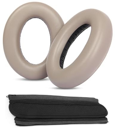 HAIZEEN Ohrpolster Kompatibel mit Sennheiser Momentum 4 Wireless Kopfhörer/Headset Ohrpolster Ersatzkissen (Proteinleder/Memory-Schaum)