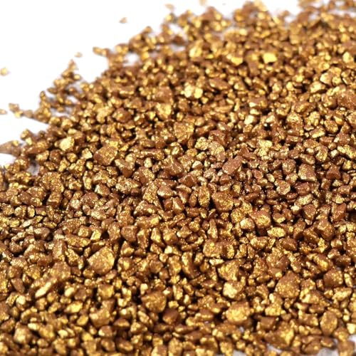 Streuselheld Goldflakes 40g goldene Zuckerstreusel | Sprinkles als edles Topping für Torten als Deko-Streusel zum Verzieren von Muffins, Cupcakes und Hochzeitstorten