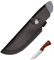 LONGHAO Gerade Messerscheide Aus Leder, Messertasche für Gürtel, Taschenmesser für Jagd, Freizeit, Outdoor Sport, Camping (Schwarz)