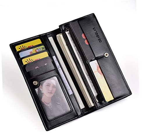 AOKWAWALIY Porte-Monnaie en Cuir pour Homme - Porte-Cartes de crédit