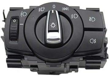 DZWDY Auto hauptlichtschalter Kompatibel Mit 1 Serie Für E81 E82 E87 E88 2007 2008 2009 2010 2011 2012 Auto-Scheinwerfer-Nebelscheinwerfer-Lampen-Steuerschalter 61319169406