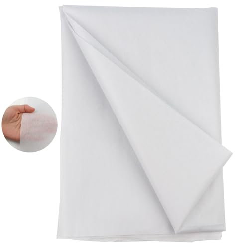 DARENYI Einseitige Nicht Gewebte Heißschmelze Futter Stoff Fusible Fleece-Zwischenschicht zum Nähen, Non-Woven Fusible-Zwischenschicht, einseitiges Polyester-Gewebe für DIY Crafts Supplies (3m x 1m)