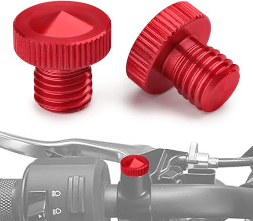 CXEPI M10*1.25mm Motorrad Spiegel Blindstopfen, Aluminium Spiegelloch Schrauben für 390 DUKE 790 890 690 1290 1090 1190 990 125 250 DUKE390 1290