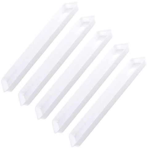 Sharplace 5X Planifications de soucoupes de Planter Planter compacts rectangulaires Robustes en Pot de soucoupes de Plante Plateaux d'égoutte, Blanc