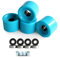 MHADBKH 4pcs 78A Longboards Mit Lagerrollen Skateboard