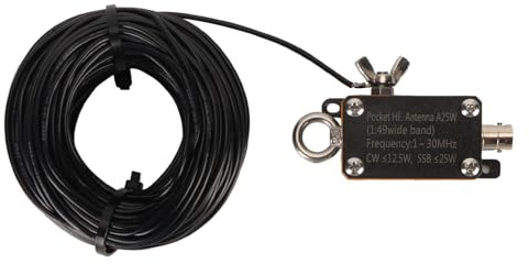 Keenso Shortwave End Fed Antenna Durable HF Radio Antenna Light and Portable Storage Bags for Ham -Radio Enthusiasts Contain