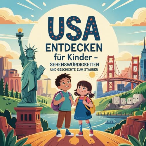 USA entdecken für Kinder – Sehenswürdigkeiten und Geschichte zum Staunen: Magische Geschichten über Nationalparks, Städte, Geschichte und ... – liebevoll erzählt für Kinder von 4–7 Jahren