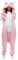 Silver_river Kostüm Jumpsuit Onesie Tier Fasching Karneval Halloween kostüm Damen Cosplay Schlafanzug, Rosa Schwein, Lty53pink, S(146cm-159cm)