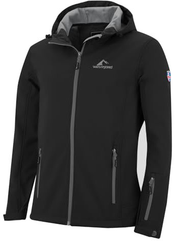Westfjord Men's Eldfjall Jacket XXL, Black/Grey