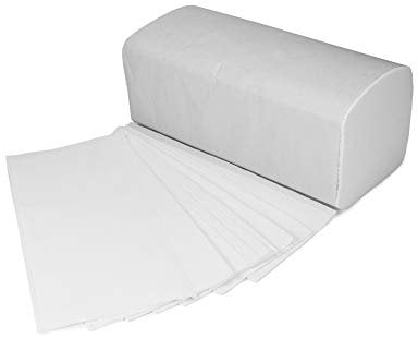 4000 Blatt Papierhandtücher 2-lagig Soft mit Zick Zack Falz | 20 x 200 Stück | saugstarke Einmalhandtücher in Weiß 25 x 23 cm | Ideal für Gastronomie, Krankenhäuser, Praxen uvm.