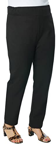 Ovidis Back-Panel Adaptive Pants Clothing Disabled Women - Tricotti Black L