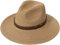 DRESHOW Damen Panama Hut Breiter Krempe Stroh Sommer Fedora Strohhut Panama Aufrollen Hut Strand Rollbar UV Sonnenhut UPF 50 +