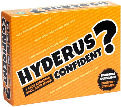 CONFIDENT? Wales Edition - Smash Hit Family Quiz Game about Wales - Perfect Welsh Gift - Wales Edition of Award-Winning Family Game