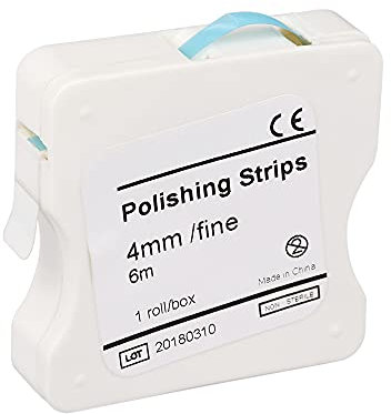 Layhou Zahn Schleifpapier Polierstreifen Polieren Streifen 4mm Harz Zahn Interdental Schleifen Schleifen Schleifwerkzeug