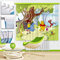 alles-meine.de GmbH 2 TLG. Set Fertigschal - Vorhang/fertig Gardine - - Winnie Pooh - 2X - 90 * 160 cm lang - Blickdicht - Kräuselband - leichte Verdunklung - Fenster/Schie..