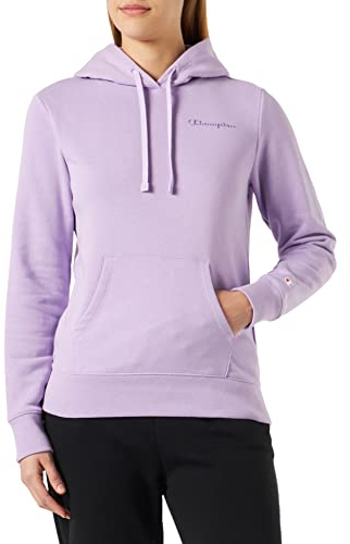 Champion Damen Legacy American Classics Powerblend Terry Small Logo Kapuzenpullover, Lavendel, S