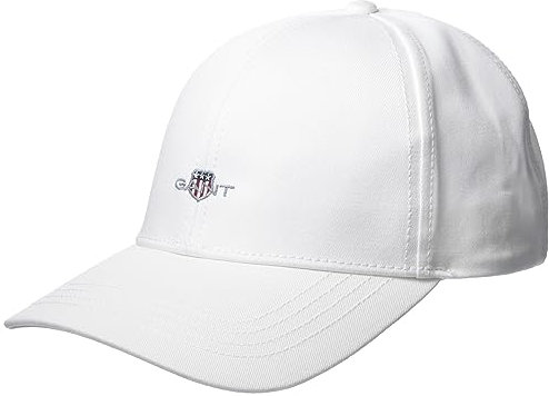 GANT Herren Unisex. Shield HIGH Cap Schild Logo, White, S/M