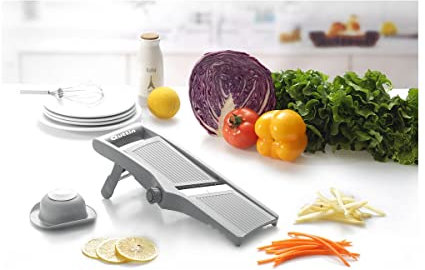 Quttin Mandolina-Grattugia 3 in 1, Multicolore, Standard