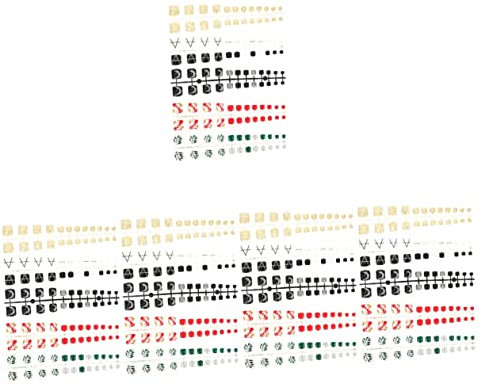 minkissy 25sets Toe Nail Art Patch for Pedicure Decorative Nail Art Supplies Design