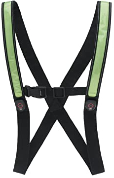 NEWRBAN Unisex Newmledharnessk Hosenträger mit LED-Lichtern, Schwarz und Gelb, Einheitsgröße